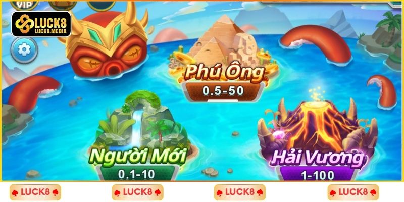 LUCK8 | Bắn Cá Tiểu Tiên - Săn Thưởng, Nhận Quà Không Giới Hạn 2 Săn cá Tiểu Tiên có 3 chế độ chơi hấp dẫn
