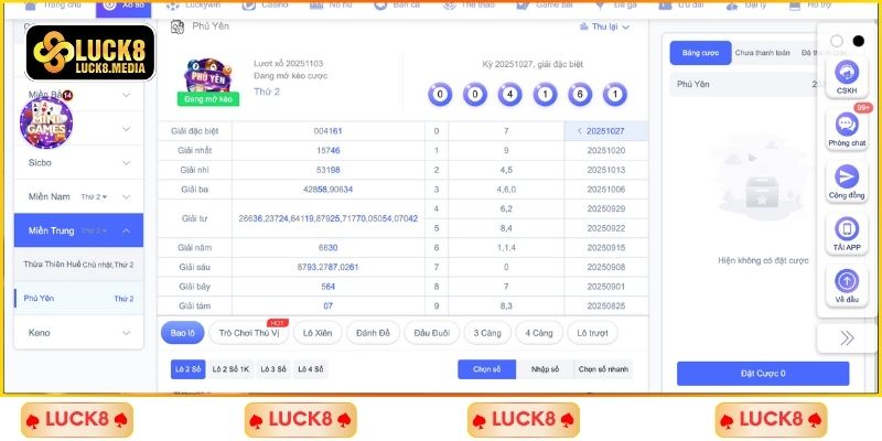 LUCK8 | Dàn Đề 50 Số Đánh Quanh Năm Chuẩn Nhất - Chơi Là Trúng 2 Dàn đề 50 số đánh quanh năm dành cho lô xiên